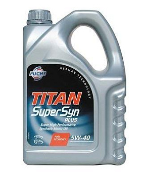 FUCHS TITAN SUPERSYN 5W40 5л Масло моторное синтет. (600930820) ACEA A3/B4API SN